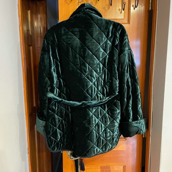 Velour coat